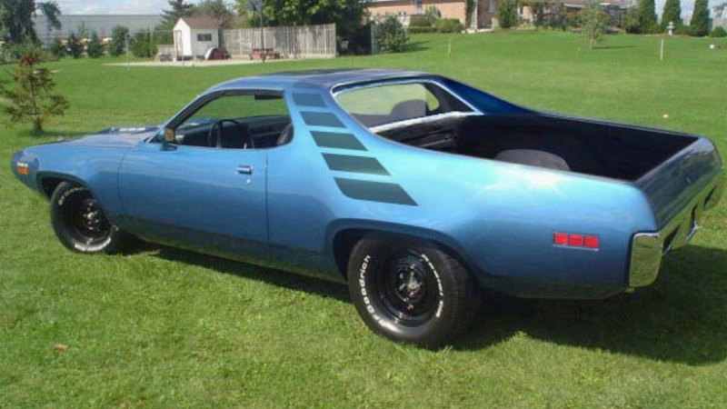 Illustration for article titled If You Can't Buy A Plymouth RoadRunner Van, Photoshop One